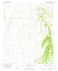Laguna La Monia New Mexico Historical topographic map, 1:24000 scale, 7.5 X 7.5 Minute, Year 1971