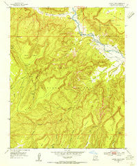 Laguna Peak New Mexico Historical topographic map, 1:24000 scale, 7.5 X 7.5 Minute, Year 1953