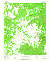 Laguna Seca New Mexico Historical topographic map, 1:24000 scale, 7.5 X 7.5 Minute, Year 1961