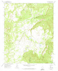 Laguna Seca New Mexico Historical topographic map, 1:24000 scale, 7.5 X 7.5 Minute, Year 1961
