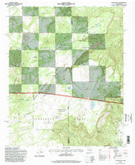 Laguna Seca New Mexico Historical topographic map, 1:24000 scale, 7.5 X 7.5 Minute, Year 1995