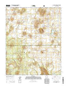 Laguna Canoneros New Mexico Current topographic map, 1:24000 scale, 7.5 X 7.5 Minute, Year 2013