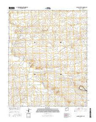 Laguna Castillo New Mexico Current topographic map, 1:24000 scale, 7.5 X 7.5 Minute, Year 2017