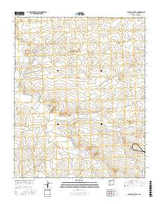 Laguna Castillo New Mexico Current topographic map, 1:24000 scale, 7.5 X 7.5 Minute, Year 2017