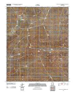Laguna De Los Terreros New Mexico Historical topographic map, 1:24000 scale, 7.5 X 7.5 Minute, Year 2010