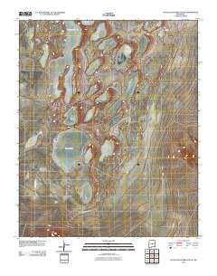 Laguna Del Perro South New Mexico Historical topographic map, 1:24000 scale, 7.5 X 7.5 Minute, Year 2010