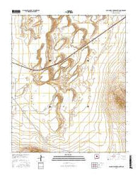 Laguna Del Perro South New Mexico Current topographic map, 1:24000 scale, 7.5 X 7.5 Minute, Year 2017