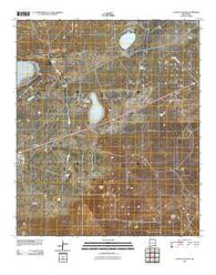 Laguna Gatuna New Mexico Historical topographic map, 1:24000 scale, 7.5 X 7.5 Minute, Year 2010