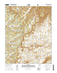 Laguna Gurule New Mexico Current topographic map, 1:24000 scale, 7.5 X 7.5 Minute, Year 2017