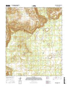 Laguna Honda New Mexico Current topographic map, 1:24000 scale, 7.5 X 7.5 Minute, Year 2017
