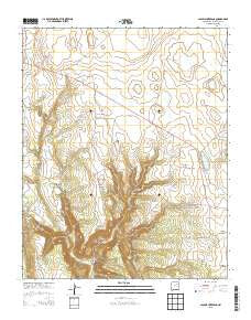 Laguna Huerfana New Mexico Historical topographic map, 1:24000 scale, 7.5 X 7.5 Minute, Year 2013