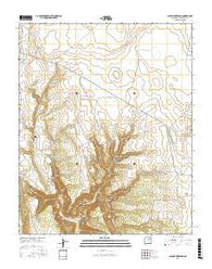 Laguna Huerfana New Mexico Current topographic map, 1:24000 scale, 7.5 X 7.5 Minute, Year 2017