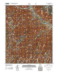 Laguna Peak New Mexico Historical topographic map, 1:24000 scale, 7.5 X 7.5 Minute, Year 2011