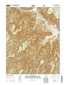 Laguna Peak New Mexico Current topographic map, 1:24000 scale, 7.5 X 7.5 Minute, Year 2013