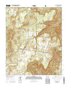 Laguna Seca New Mexico Current topographic map, 1:24000 scale, 7.5 X 7.5 Minute, Year 2013