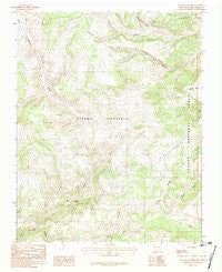 Lagunitas Creek New Mexico Historical topographic map, 1:24000 scale, 7.5 X 7.5 Minute, Year 1983