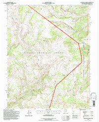Lagunitas Creek New Mexico Historical topographic map, 1:24000 scale, 7.5 X 7.5 Minute, Year 1995
