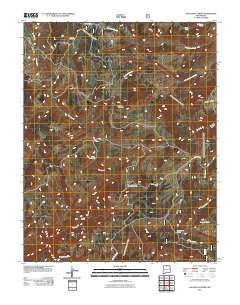 Lagunitas Creek New Mexico Historical topographic map, 1:24000 scale, 7.5 X 7.5 Minute, Year 2011