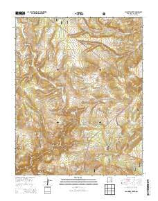 Lagunitas Creek New Mexico Historical topographic map, 1:24000 scale, 7.5 X 7.5 Minute, Year 2013
