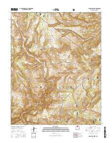 Lagunitas Creek New Mexico Current topographic map, 1:24000 scale, 7.5 X 7.5 Minute, Year 2017