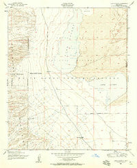 Lake Lucero New Mexico Historical topographic map, 1:24000 scale, 7.5 X 7.5 Minute, Year 1948