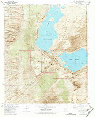 Lake Lucero New Mexico Historical topographic map, 1:24000 scale, 7.5 X 7.5 Minute, Year 1982