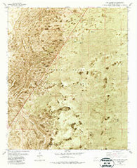 Lake Lucero New Mexico Historical topographic map, 1:24000 scale, 7.5 X 7.5 Minute, Year 1982