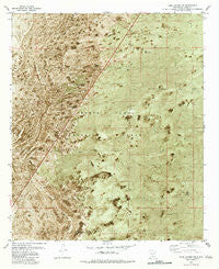 Lake Lucero SE New Mexico Historical topographic map, 1:24000 scale, 7.5 X 7.5 Minute, Year 1982