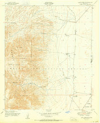 Lake Lucero SW New Mexico Historical topographic map, 1:24000 scale, 7.5 X 7.5 Minute, Year 1950
