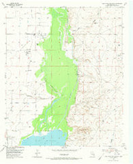 Lake Mc Millan North New Mexico Historical topographic map, 1:24000 scale, 7.5 X 7.5 Minute, Year 1955