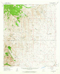 Lake Valley New Mexico Historical topographic map, 1:62500 scale, 15 X 15 Minute, Year 1962