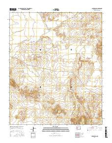 Lake Armijo New Mexico Current topographic map, 1:24000 scale, 7.5 X 7.5 Minute, Year 2017