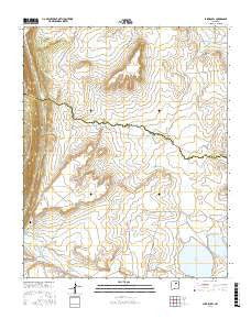 Lake Isabel New Mexico Current topographic map, 1:24000 scale, 7.5 X 7.5 Minute, Year 2017