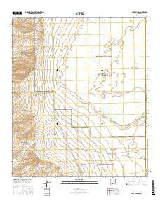 Lake Lucero New Mexico Current topographic map, 1:24000 scale, 7.5 X 7.5 Minute, Year 2017