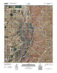 Lake McMillan North New Mexico Historical topographic map, 1:24000 scale, 7.5 X 7.5 Minute, Year 2010