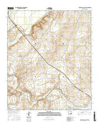 Lake McMillan South New Mexico Current topographic map, 1:24000 scale, 7.5 X 7.5 Minute, Year 2017