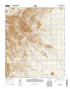 Lake Valley New Mexico Current topographic map, 1:24000 scale, 7.5 X 7.5 Minute, Year 2013