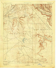 Lamy New Mexico Historical topographic map, 1:125000 scale, 30 X 30 Minute, Year 1894