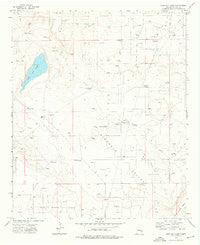 Lane Salt Lake New Mexico Historical topographic map, 1:24000 scale, 7.5 X 7.5 Minute, Year 1973