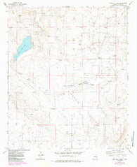 Lane Salt Lake New Mexico Historical topographic map, 1:24000 scale, 7.5 X 7.5 Minute, Year 1973