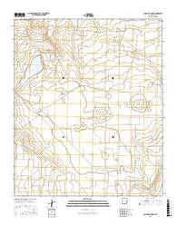 Lane Salt Lake New Mexico Current topographic map, 1:24000 scale, 7.5 X 7.5 Minute, Year 2017