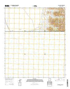 Lang Canyon New Mexico Historical topographic map, 1:24000 scale, 7.5 X 7.5 Minute, Year 2013