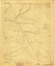Largo New Mexico Historical topographic map, 1:250000 scale, 1 X 1 Degree, Year 1895