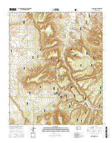 Largo Mesa New Mexico Current topographic map, 1:24000 scale, 7.5 X 7.5 Minute, Year 2017