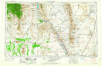 Las Cruces New Mexico Historical topographic map, 1:250000 scale, 1 X 2 Degree, Year 1955