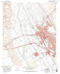 Las Cruces New Mexico Historical topographic map, 1:24000 scale, 7.5 X 7.5 Minute, Year 1978