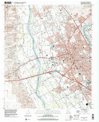 Las Cruces New Mexico Historical topographic map, 1:24000 scale, 7.5 X 7.5 Minute, Year 1996