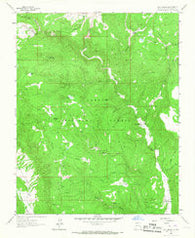 Las Tablas New Mexico Historical topographic map, 1:24000 scale, 7.5 X 7.5 Minute, Year 1963