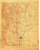 Las Vegas New Mexico Historical topographic map, 1:125000 scale, 30 X 30 Minute, Year 1893