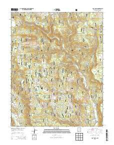 Las Tablas New Mexico Current topographic map, 1:24000 scale, 7.5 X 7.5 Minute, Year 2013